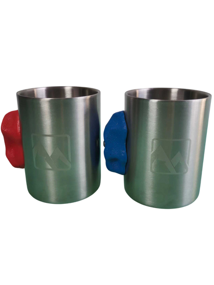 Stainless Steel Rock Climbing Crimp Mug 14oz Capacity