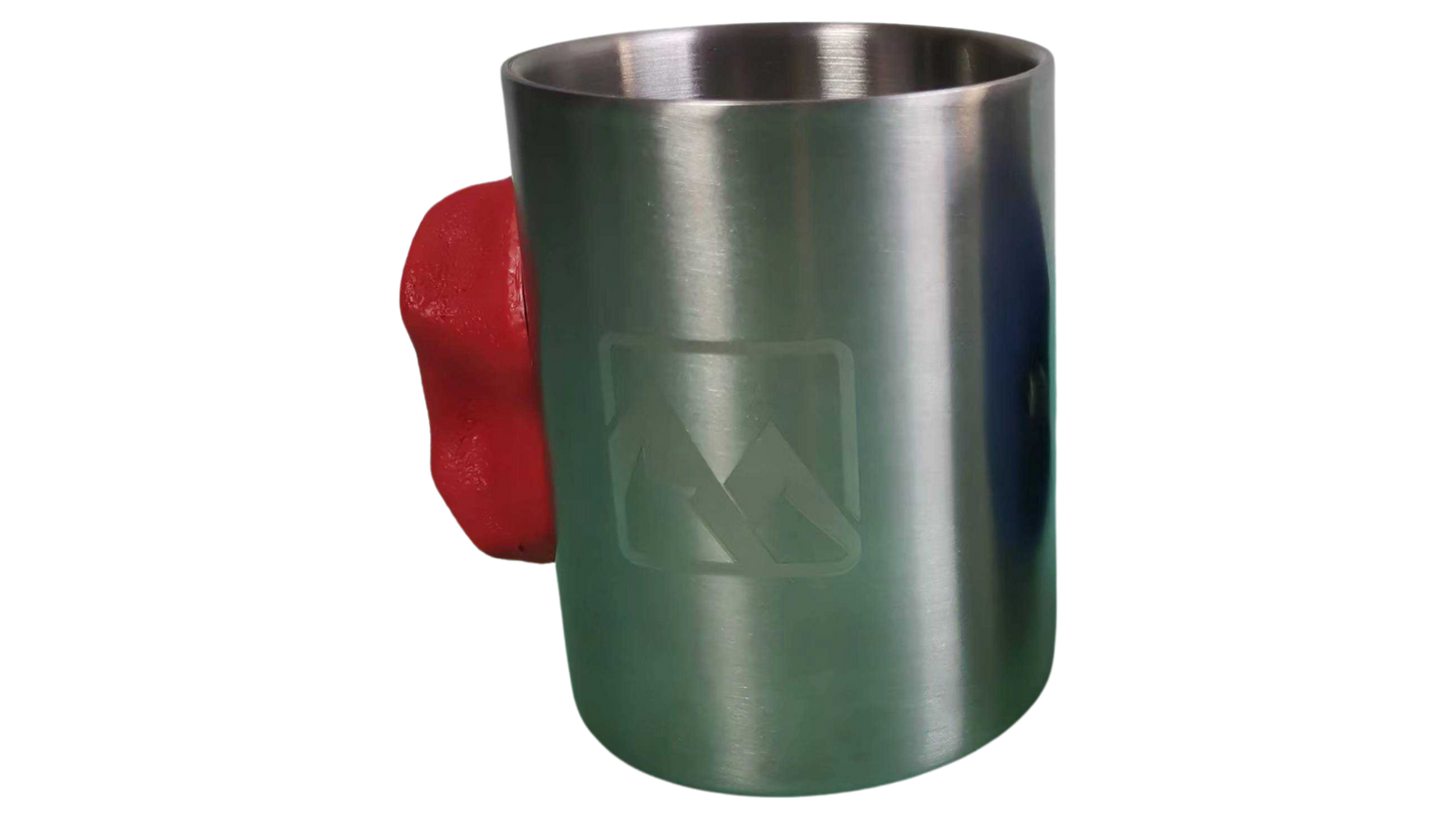 Stainless Steel Rock Climbing Crimp Mug 14oz Capacity