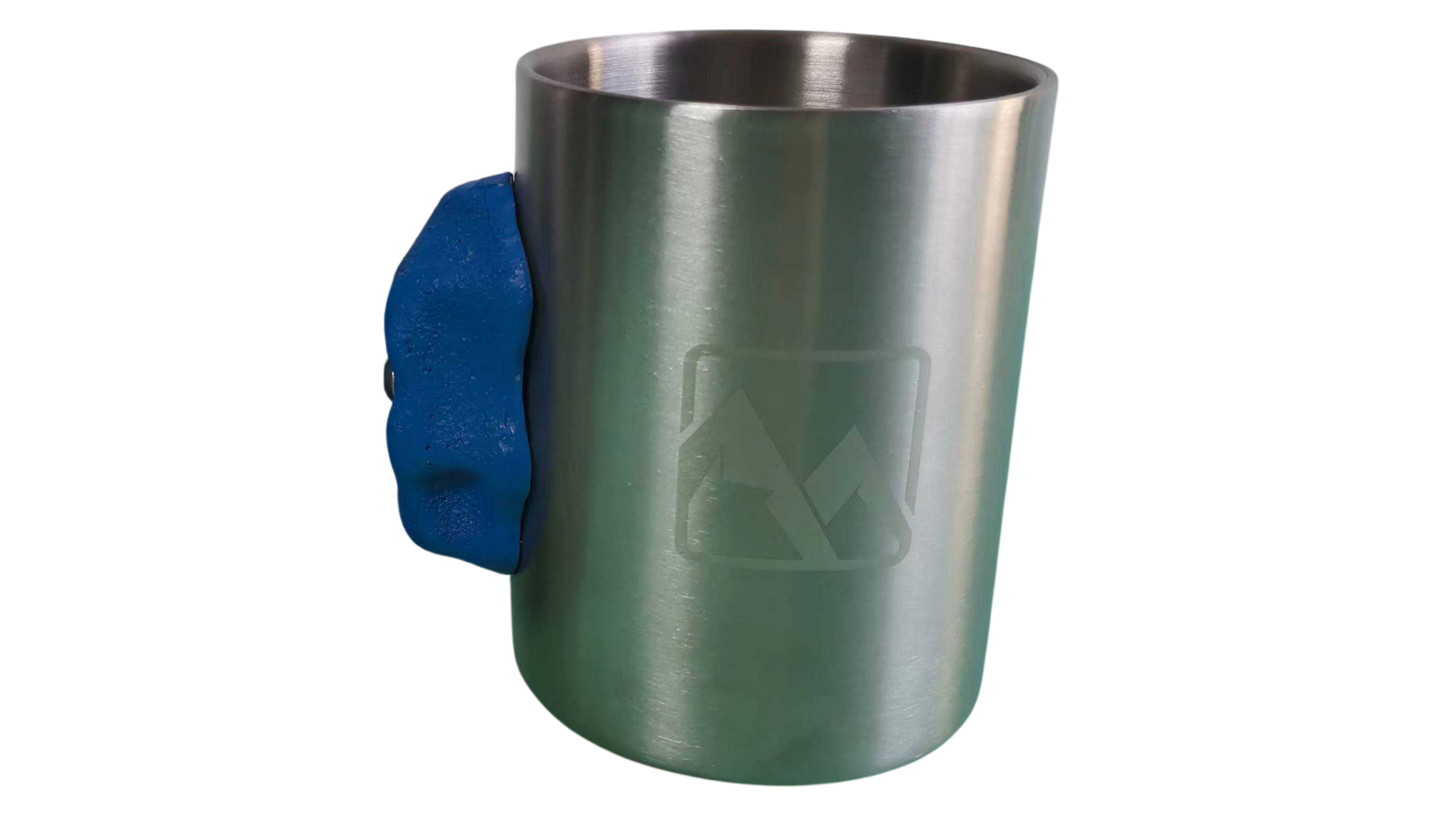 Stainless Steel Rock Climbing Crimp Mug 14oz Capacity